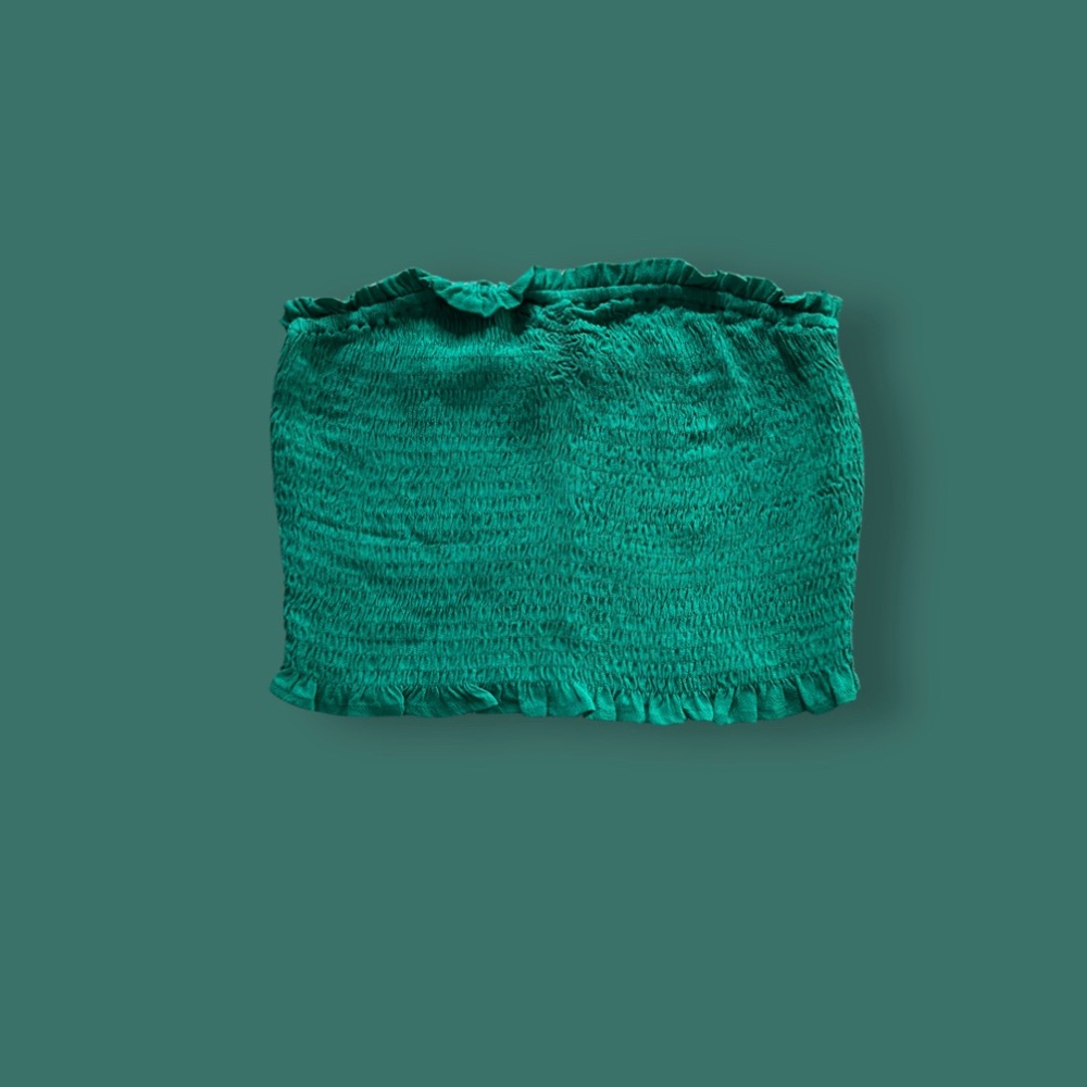 Green tube top
